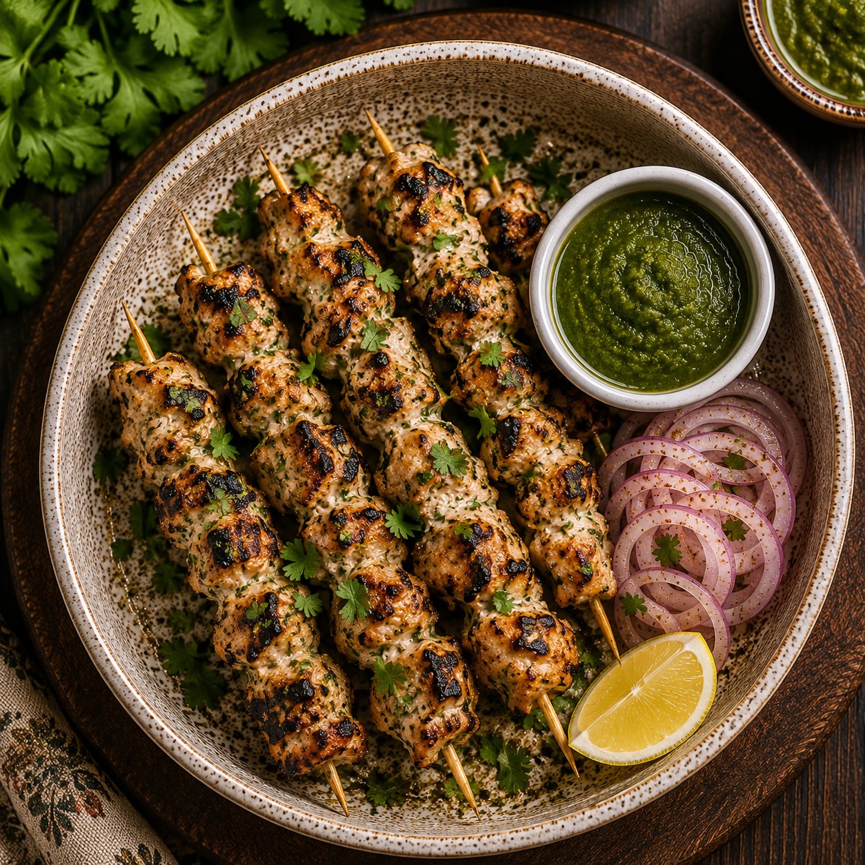 Chicken Reshmi Kebab